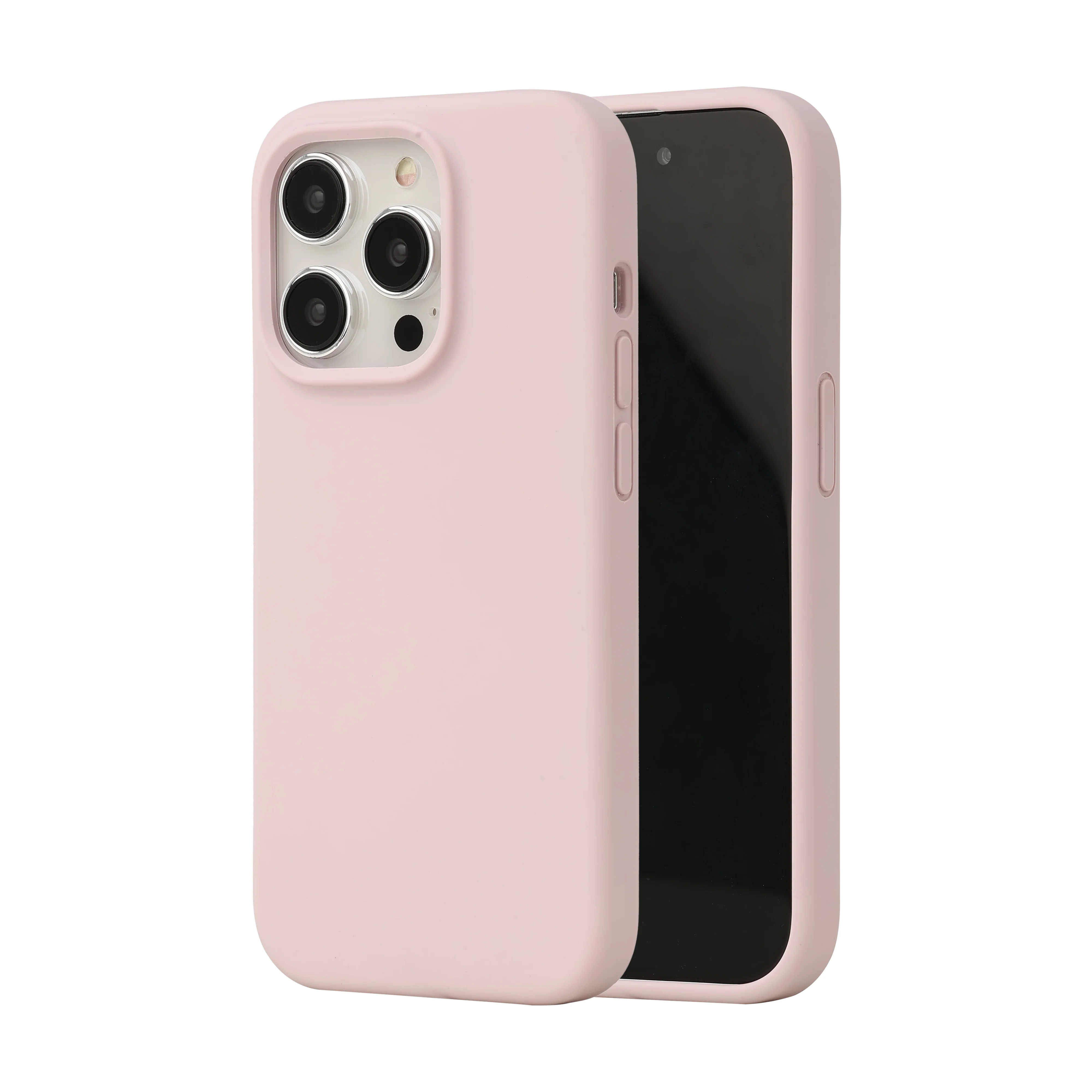 Baby Pink Liquid Silicone iPhone Case - Image 2
