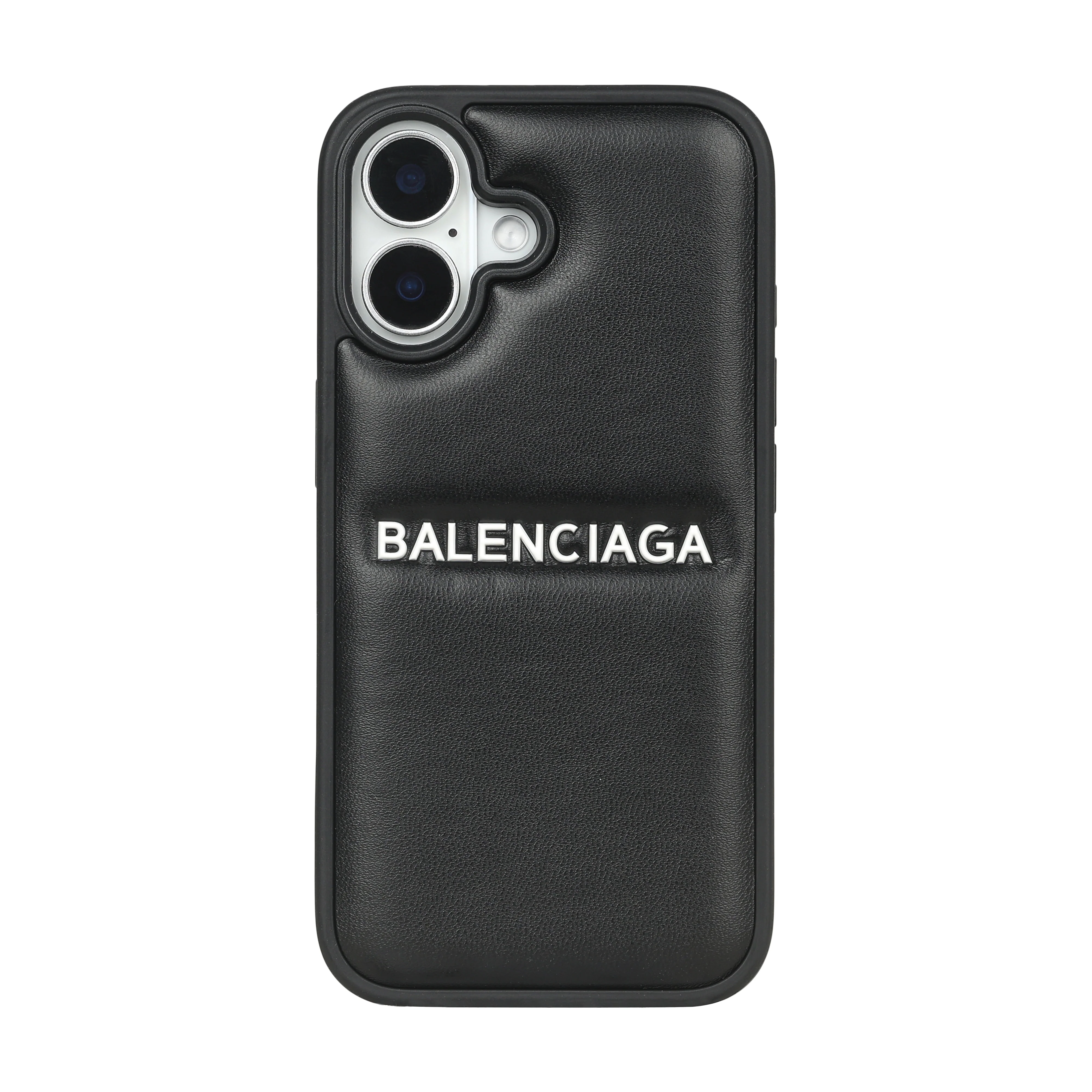 Balenciga Black Embossed iPhone Case
