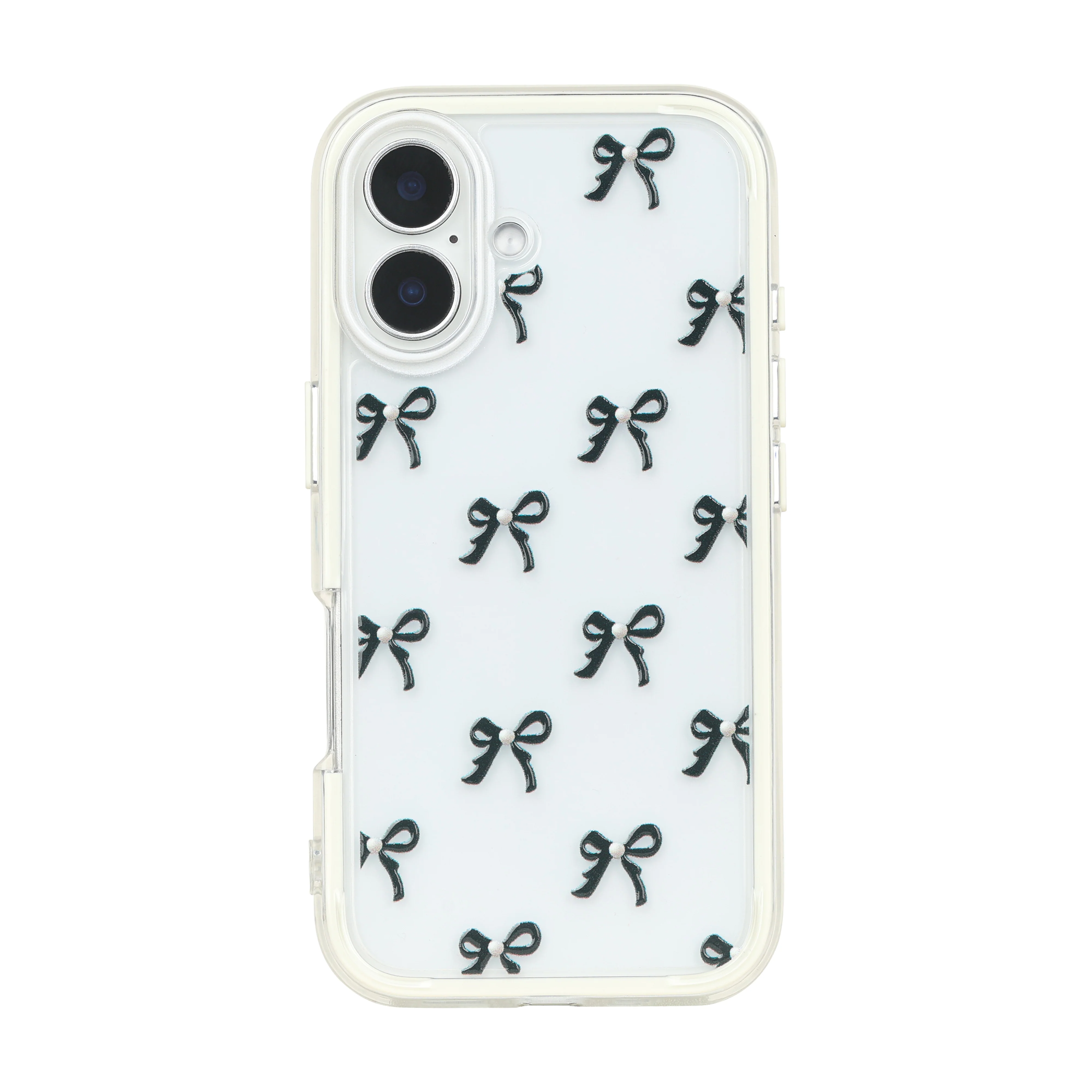 Bow Clear Transparent iPhone Case