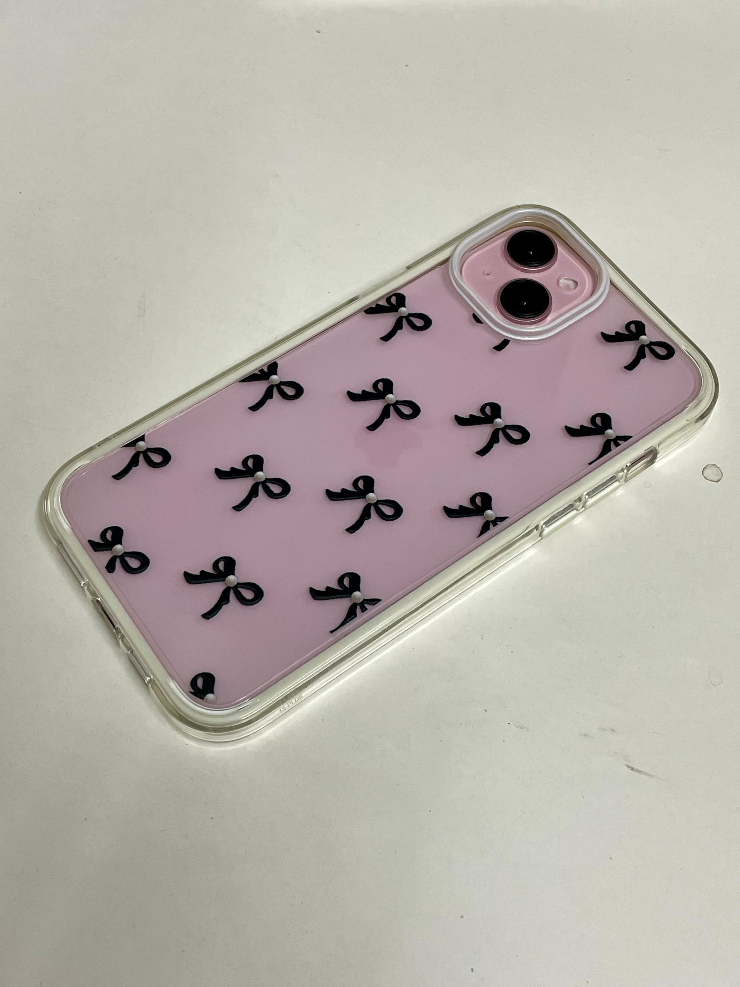 Bow Clear Transparent iPhone Case - Image 2