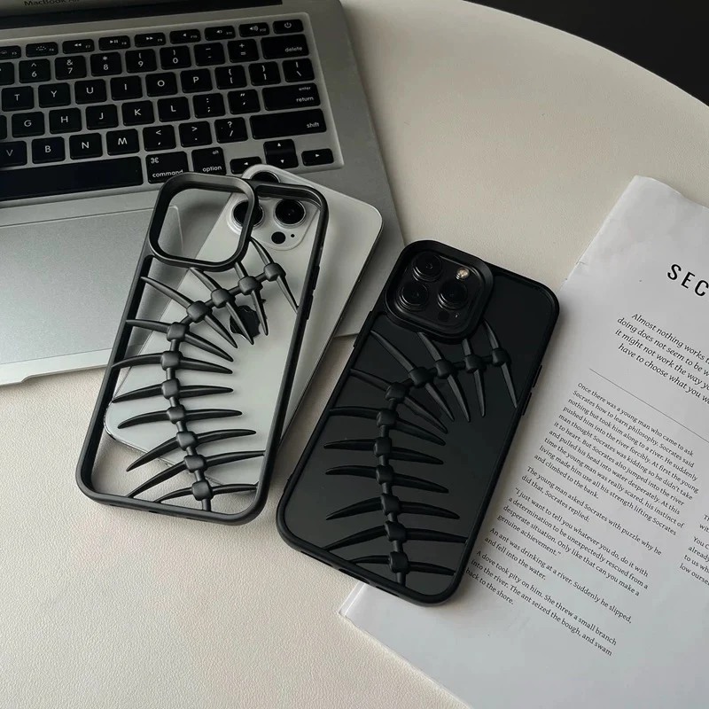 Fish Bone Flexible iPhone Case - Image 7