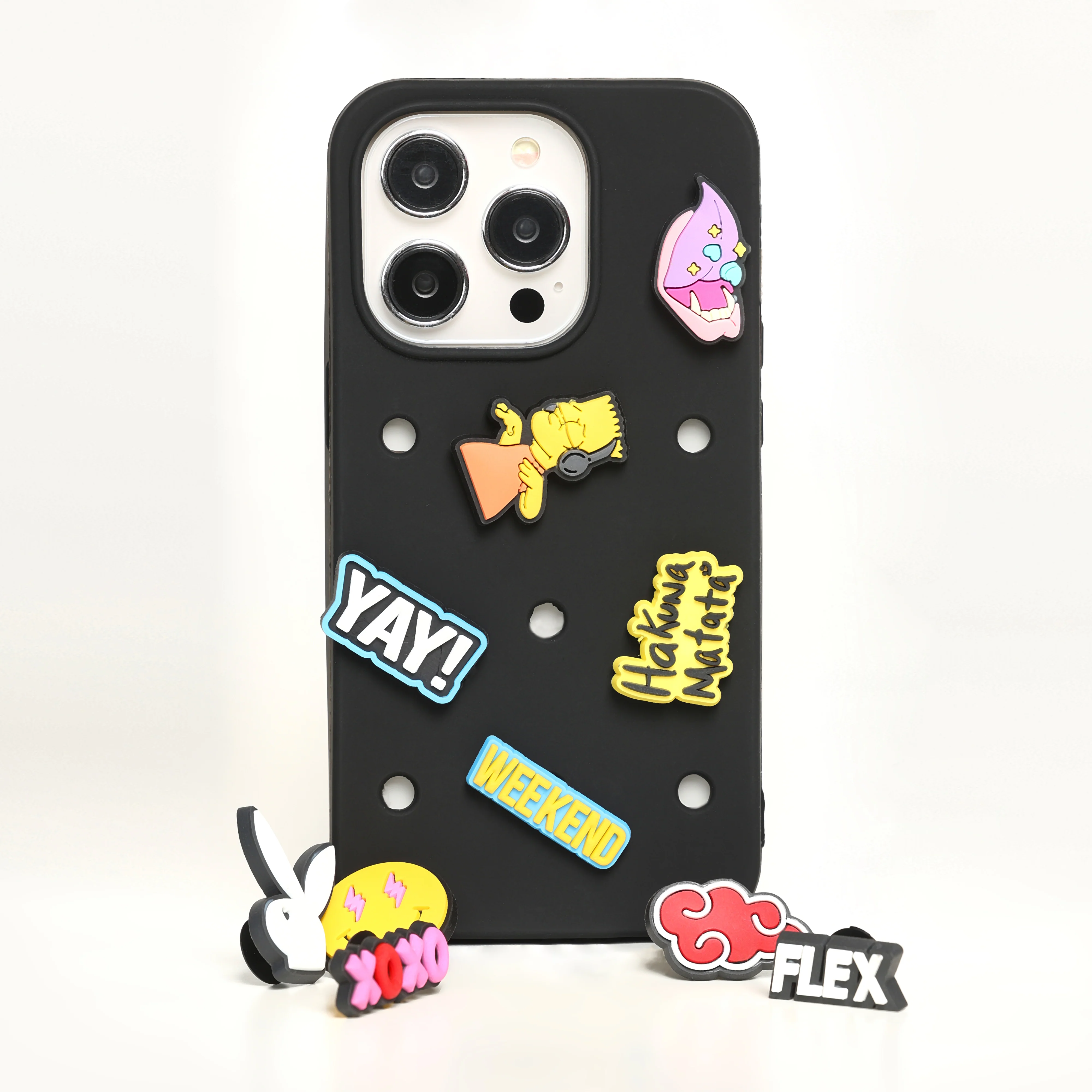 Jibbitable iPhone Silicone Case - FREE 4 Charms