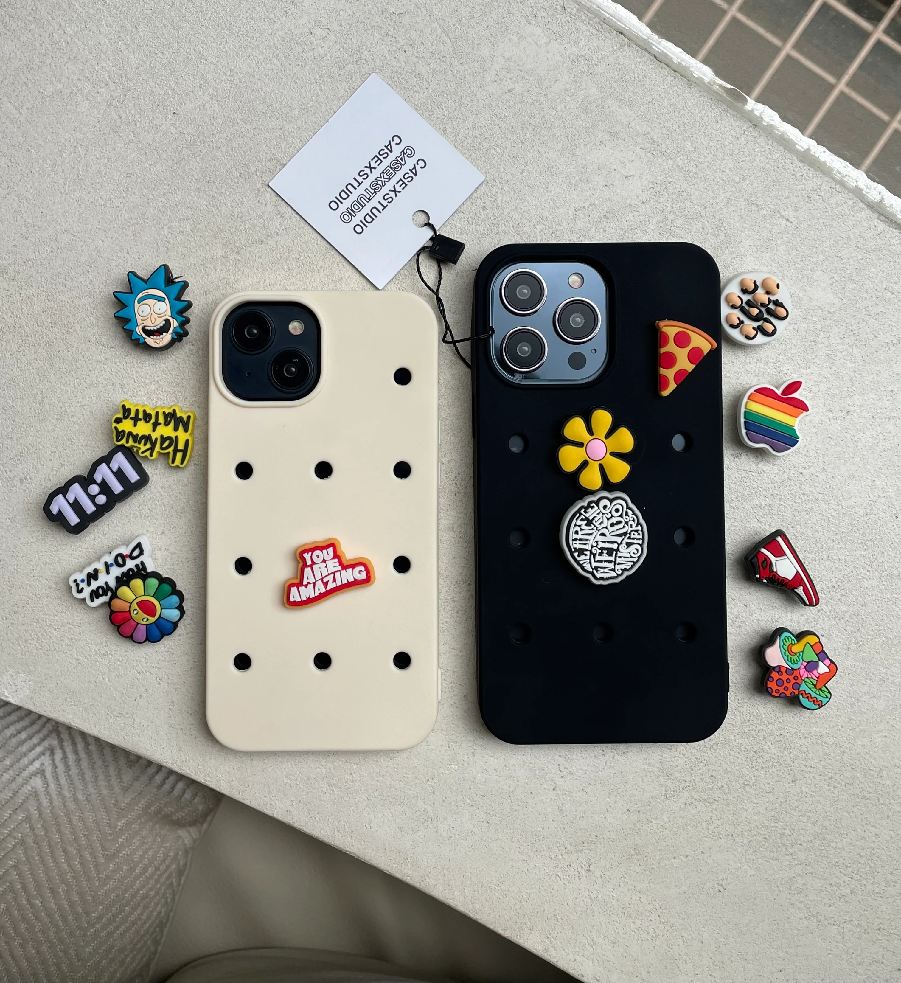 Jibbitable iPhone Silicone Case - FREE 4 Charms - Image 2