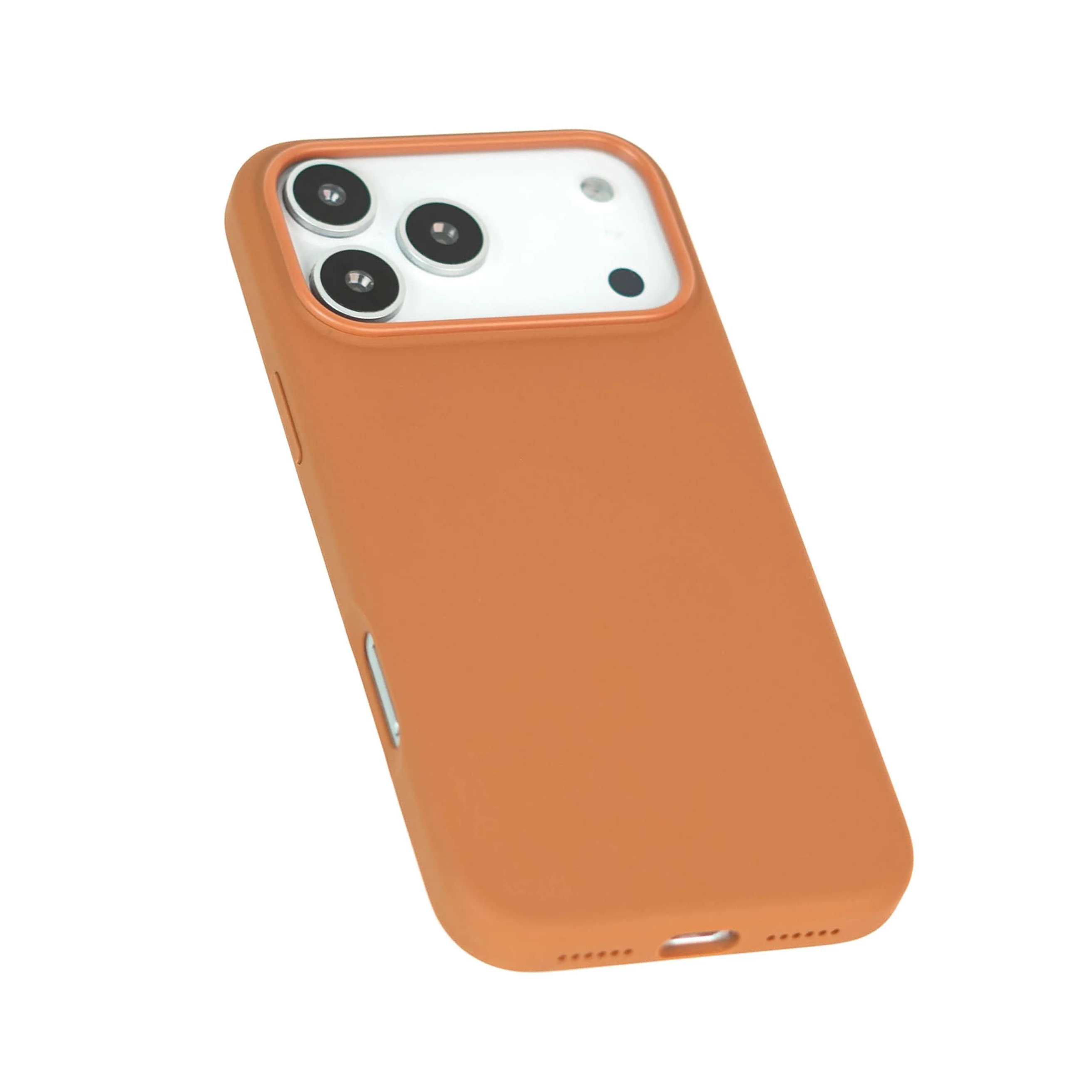 Orange Silicone Liquid iPhone Case 17 Series - Image 2