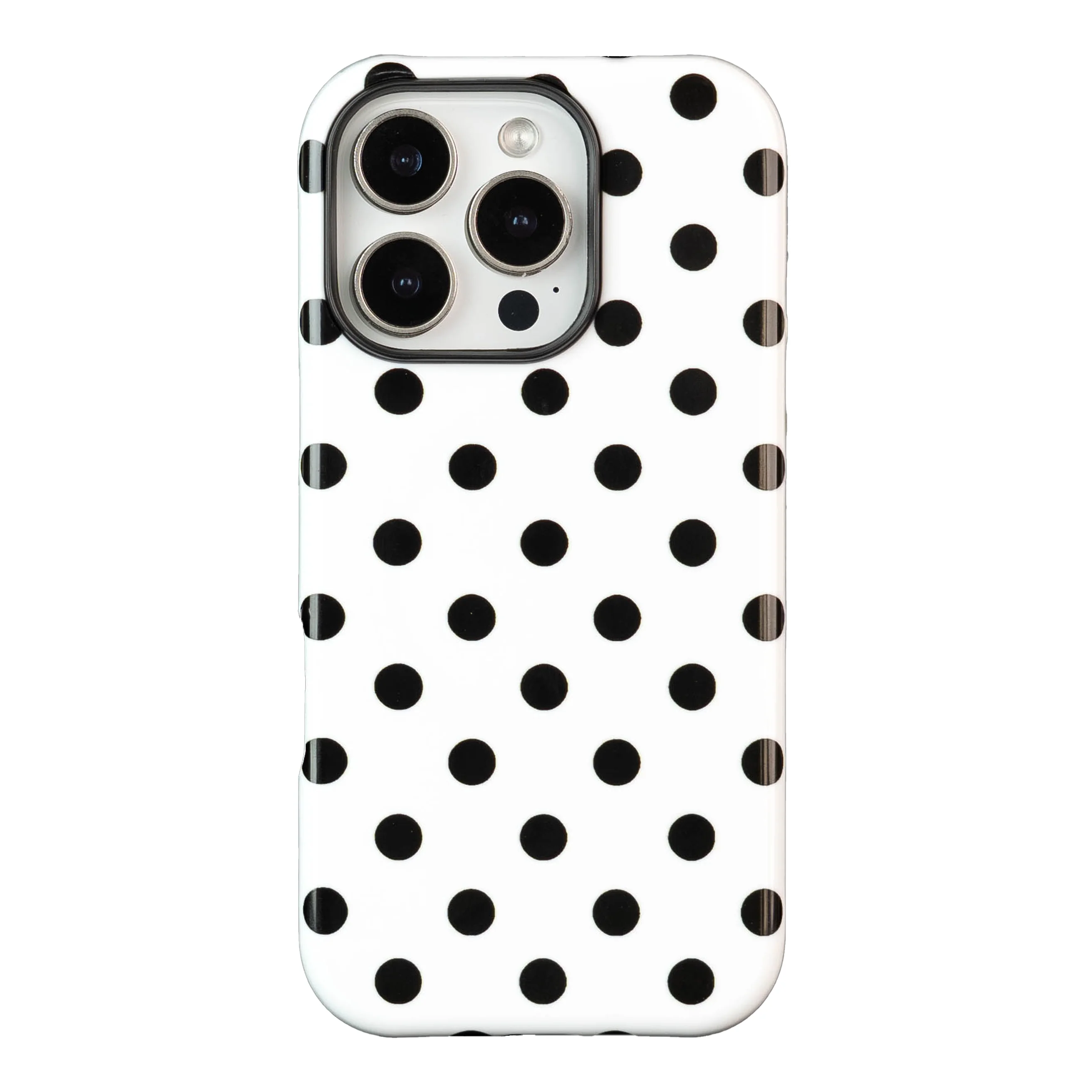 Polka Dot White Magsafe iPhone Case - Image 5