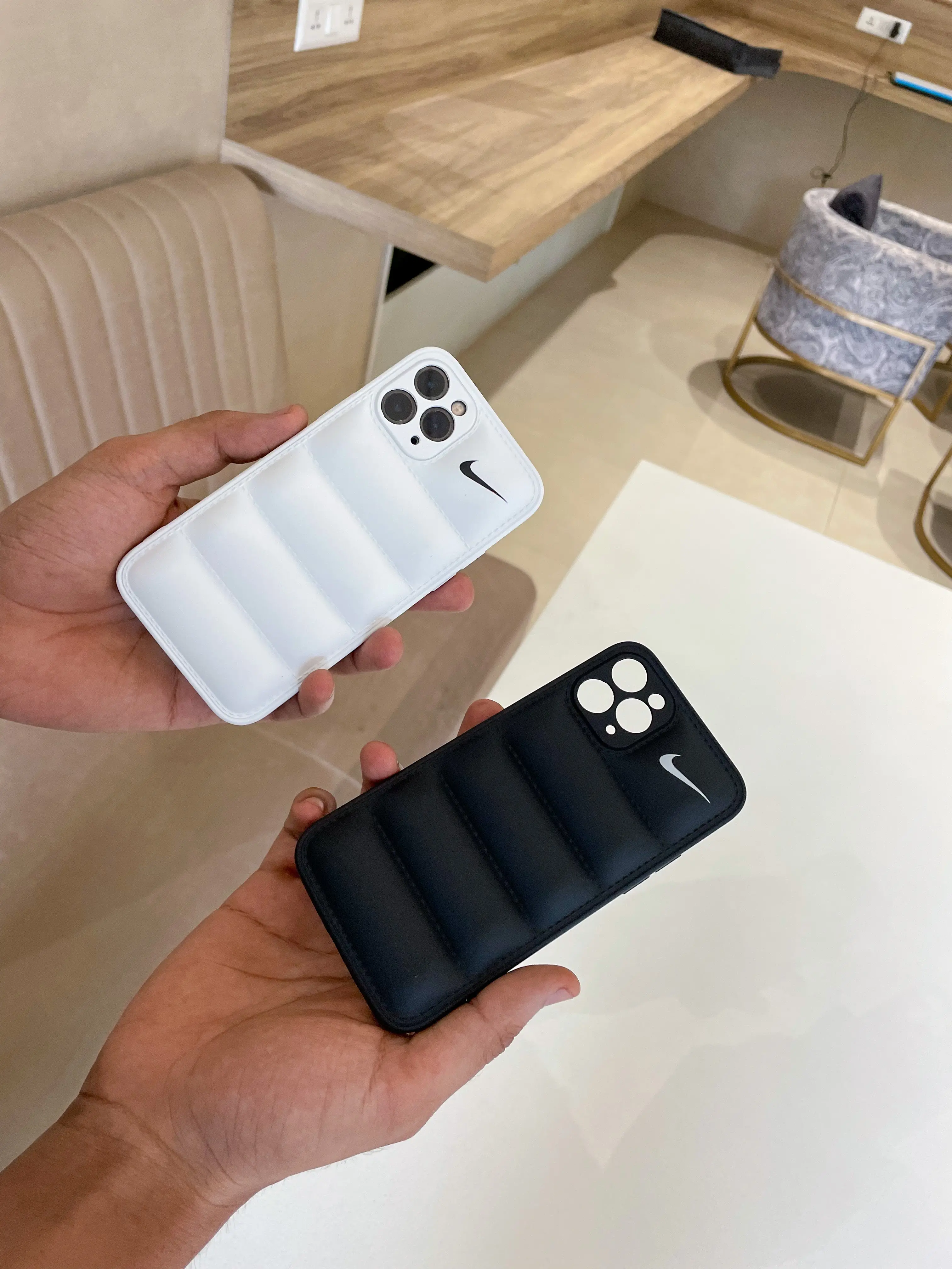 Puffer White iPhone Case - Image 3