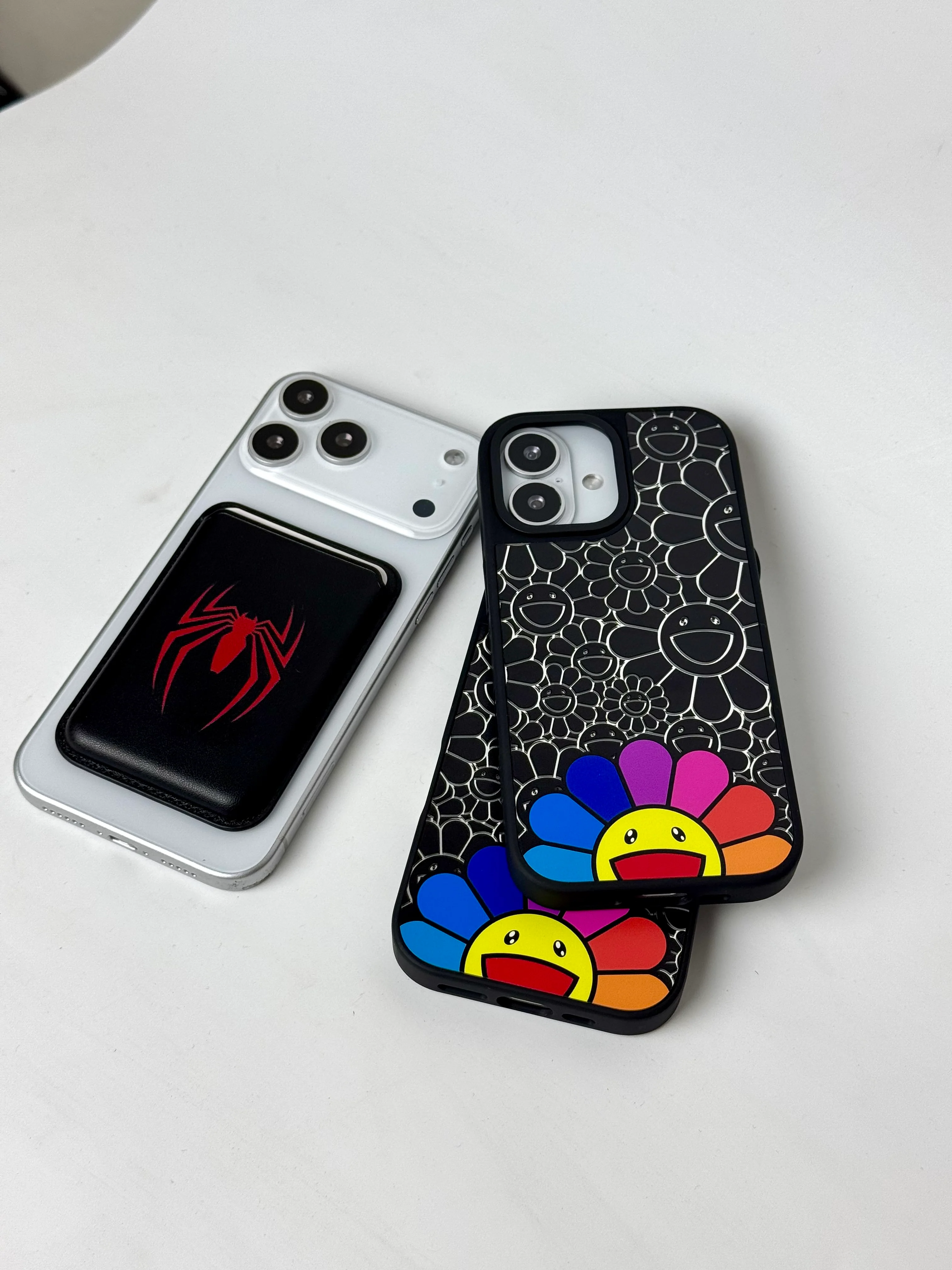Rainbow Flower Strix MagSafe iPhone Case - Image 4