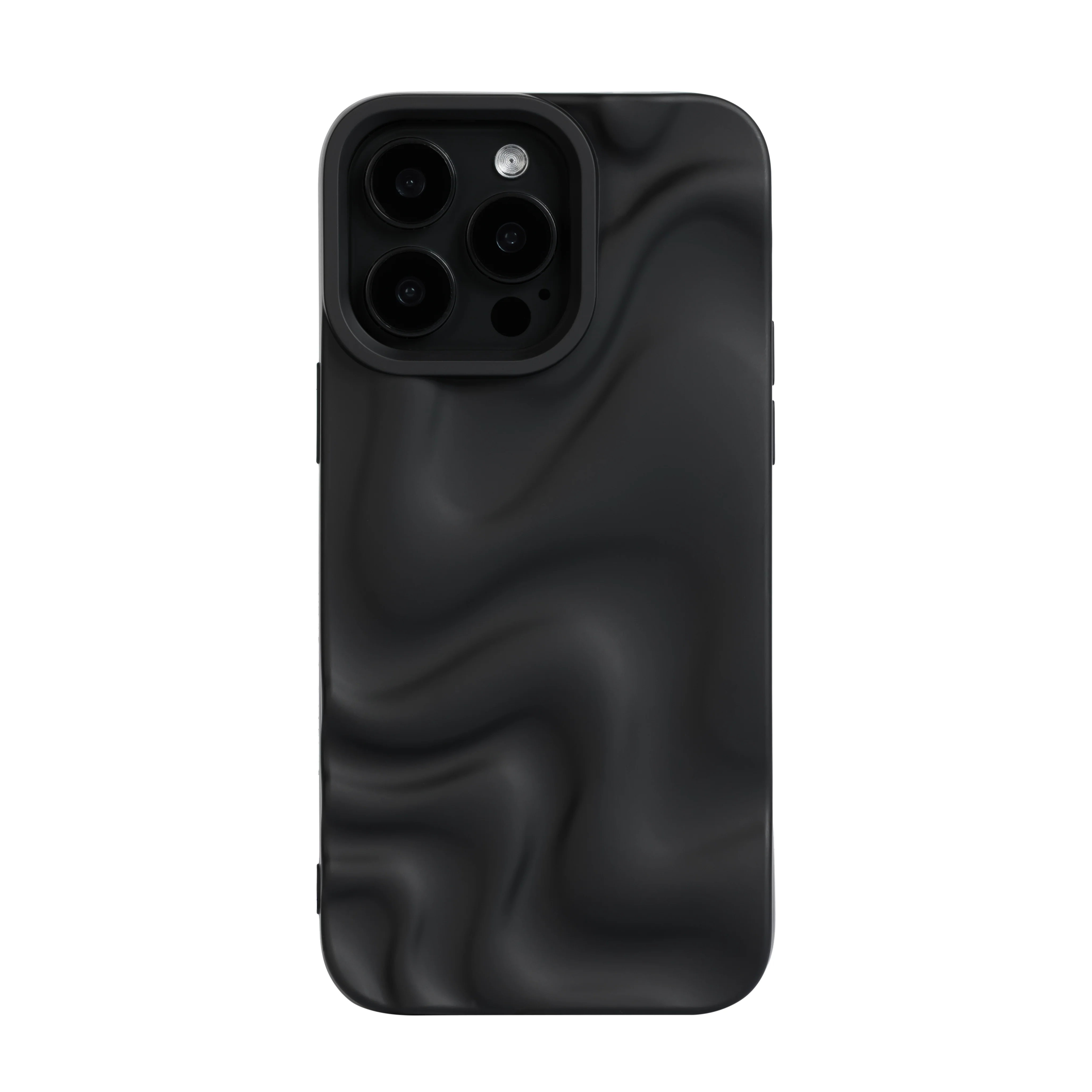 Velvet Waves Black iPhone Case - Image 2