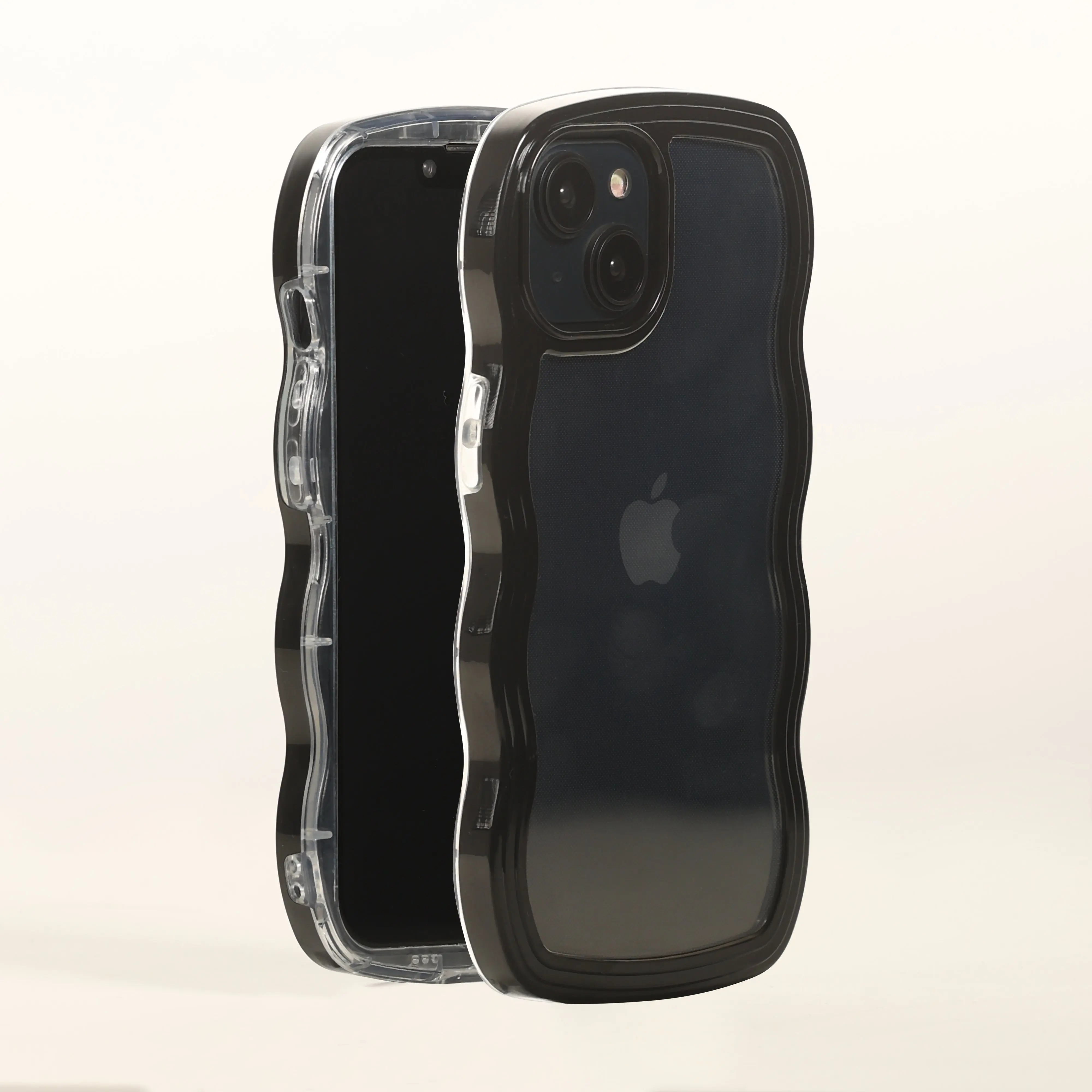 Wavy Lines Black Case - Image 3