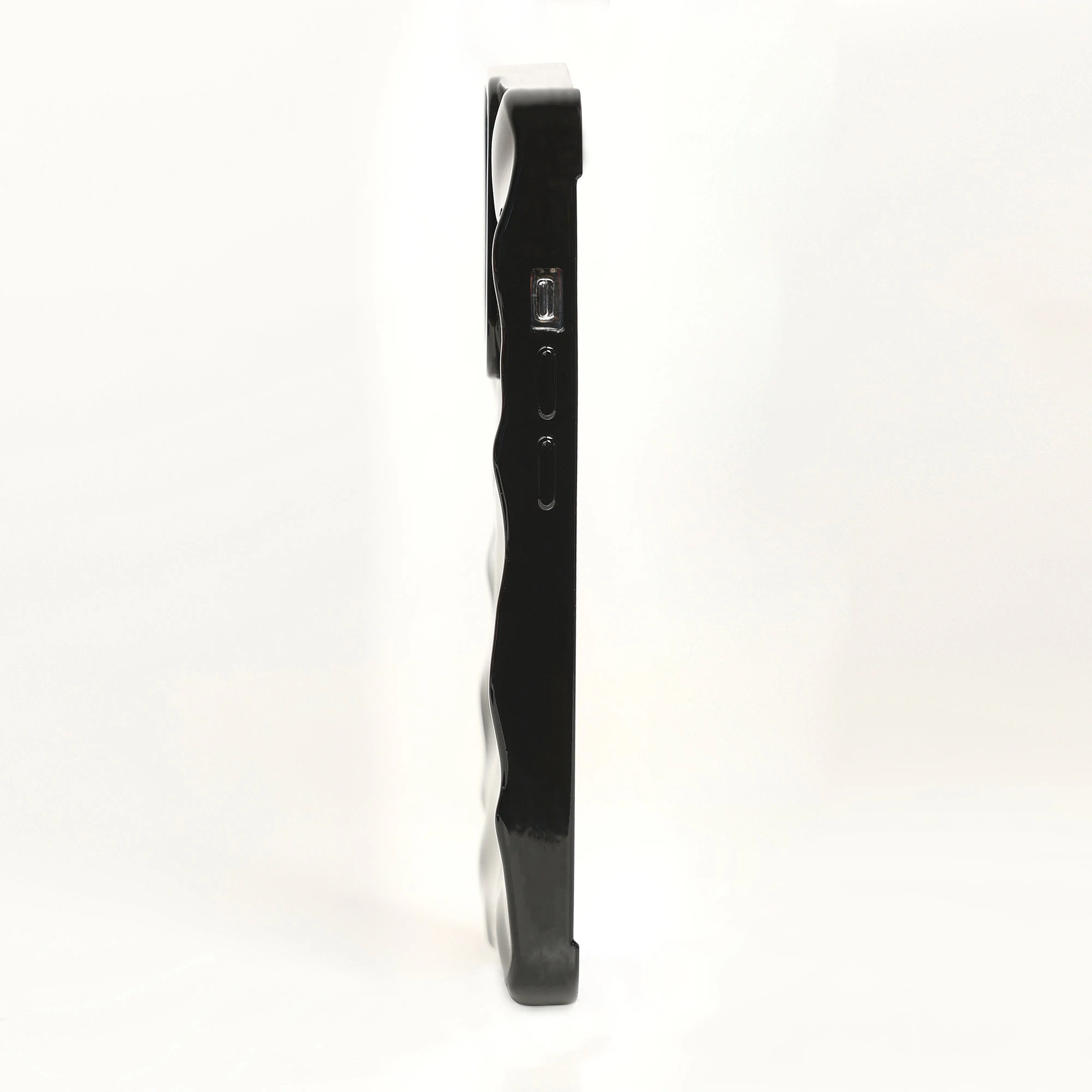 Liquid Black Wave iPhone Case - Image 5